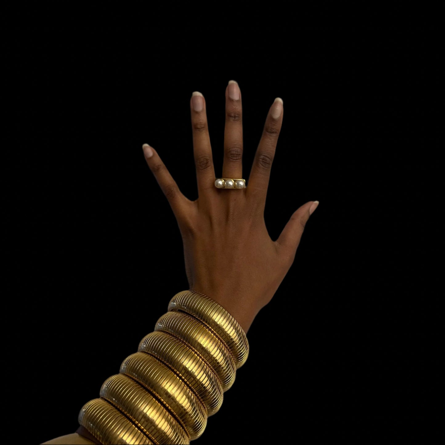 NOSIPHO FAUX PEARL RING